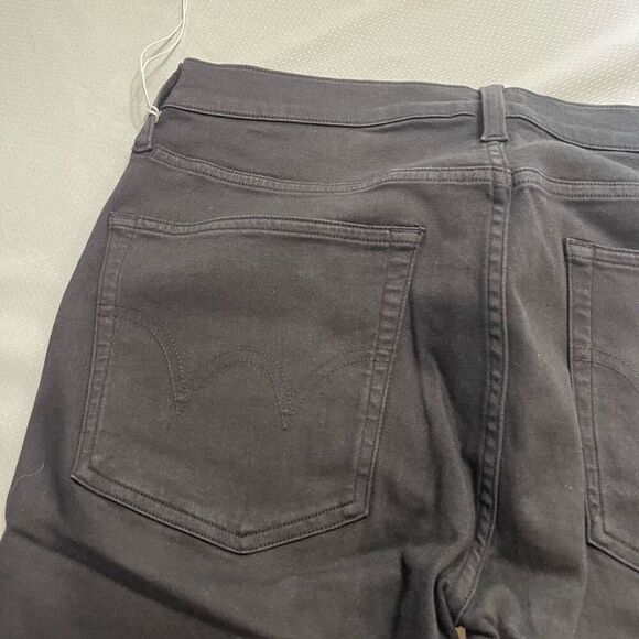 NWT Edwin Pixie 9” Mid Rise Skinny Black Denim Jeans Size 31 New - Picture 9 of 10